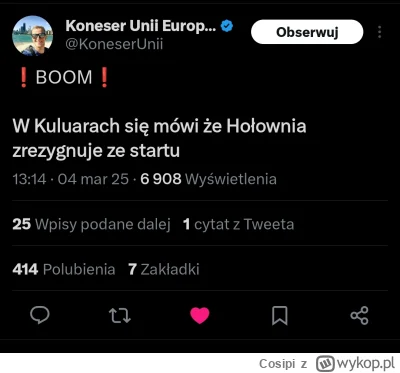 Cosipi - Ale kompromitacja 
xDDDDDDDDD 
A tak Wychodki klaskali dupami przed rotacyjn...