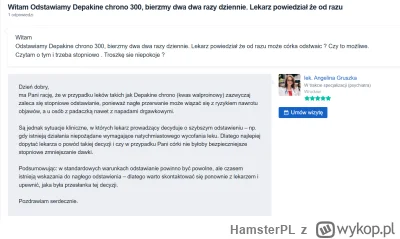 HamsterPL - Czasem wchodzę poczytać porady lekarskie na znanylekarz.pl

Trafiłem na b...