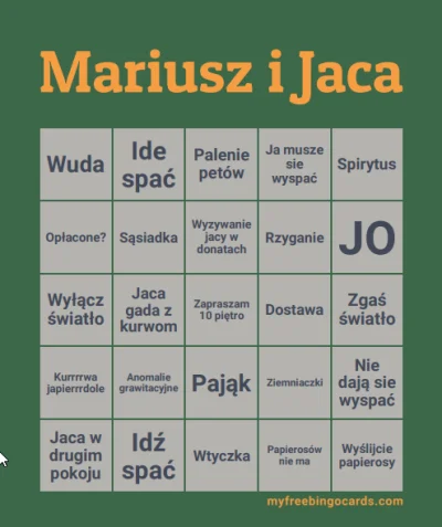 TomaszComas - #danielmagical bingo mariuszkowe