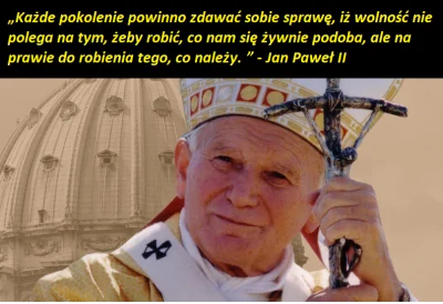 PoteznyTomaszek - Tylko zaczęła się nagonka na Jana Pawła II, to nagle wszystkim prze...