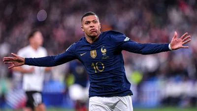 smialson - Statystyki Kyliana Mbappé w reprezentacji Francji: 75 meczów - 46 goli i 3...