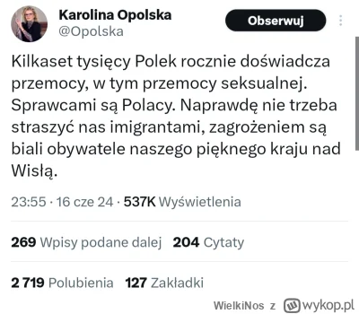 WielkiNos - Rozumiecie lewacką logikę? Mamy w Polsce swoich przestępców seksualnych. ...
