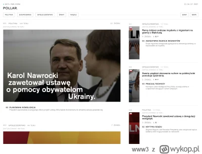 www3 - Pracuję nad MVP małego projektu agregatora polskich newsów z kilkunastu źródeł...