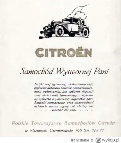 francuskie - Citroën dla wytwornej pani 

#rozowepaski #samochody #motoryzacja #citro...