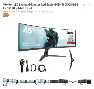 look997 - Warto iiyama G-Master Red Eagle 45 " 5120 x 1440 px zamiast  Gigabyte M32QC...