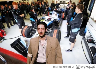 mariusz95gd - Robert Kubica w rozpaczy po odkryciu nieruwnego bolidu… Garaż Williamsa...