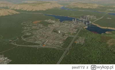 paul772 - #citiesskylines  Jak wam sie podoba obecny stan mojego miasta? :D