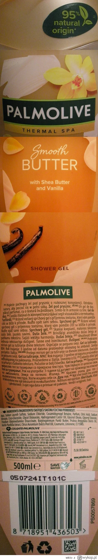 wkto - #listaproduktow
#zelprysznic Smooth Butter with Shea Butter and Vanilla Palmol...