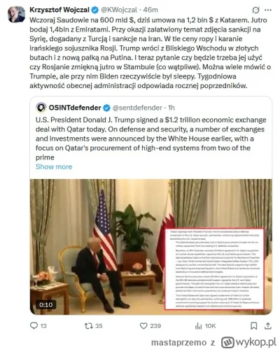 mastaprzemo - Pamiętacie mój wczorajszy wpis o tym, że podczas tej podróży Trump podp...