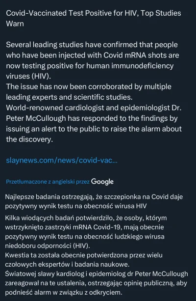 KW23 - https://slaynews.com/news/covid-vaccinated-test-positive-hiv-top-studies-warn/...