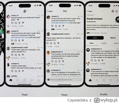 CzystaOdra - Tak wygląda konkurencja od Mety (Instagram, Facebook) dla Twittera. Jest...