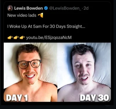 remlezar - #przegryw

Dla huopów wstawanie o 4* rano to po prostu kwestia biologiczna...