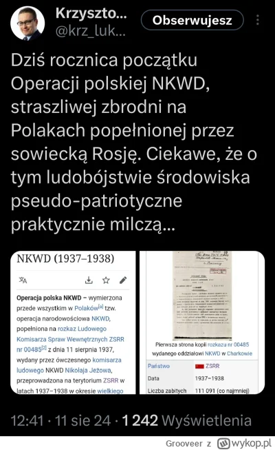 Grooveer - Dziś ważna rocznica
#wojna #rosja #polska #historia #ukraina