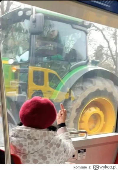 kommie - Widać jak Polacy popierają milionerów w traktorach 

#protest #rolnicy #pols...