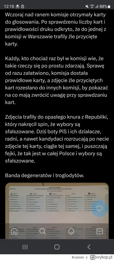 Koziom - Pisowcy jak zwykle w formie
#polityka #sejm #bekazpisu #wybory