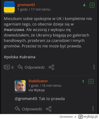 Grooveer - @neurotiCat dlatego zdziwiłem się jak @Stabilizator potwierdził, że to Ukr...