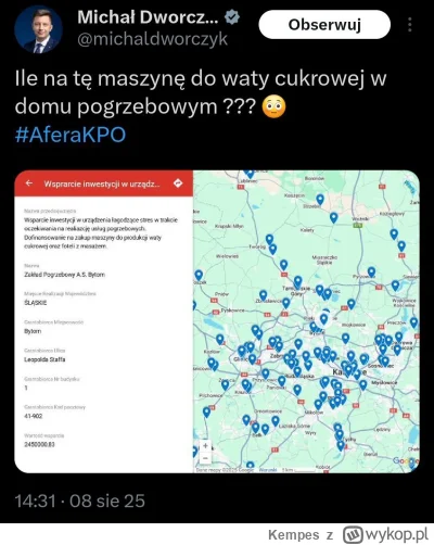 Kempes - #kpo #heheszki #polityka #bekazpisu #bekazlewactwa 

Dworczyk się złapał na ...