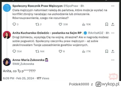 Poldek0000 - Raz jeden Żukowskiej rację przyznać muszę...
#pieklomezczyzn #polityka