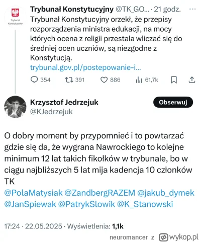 neuromancer - Wygrana Nawrockiego to domknięcie systemu przez PiS i dalszy paraliż pr...