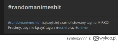 synbozy777 - @wsciekly_pstrong: jest randomanimeshit? jest.
wiec mnie nie ucz jak mam...