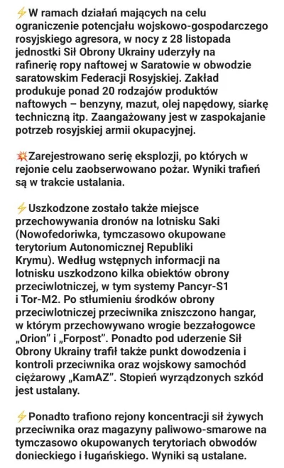 Mikuuuus - Od Sztabu Generalnego Sił Zbrojnych Ukrainy
🔥 #rafinerie
#ukraina #wojna ...