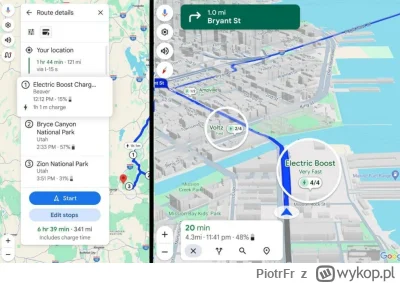 PiotrFr - Google maps wprowadzi zmiany dla kierowców EV.
Nawigacja będzie prowadzić w...