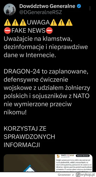 Grooveer - Screeny z Gon70 pokazują już wojsko i media. Pewnie wróci za jakiś czas z ...