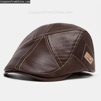 n____S - ❗ PU Leather Solid Color Hat Beret
〽️ Cena: 3.28 USD
➡️ Sklep: Banggood

Bez...