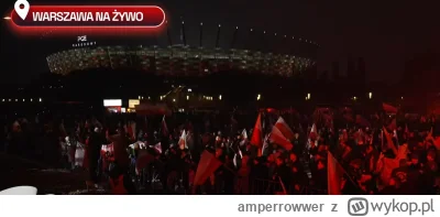 amperrowwer - #marszniepodleglosci Ten niepodświetlony stadion jako finał marszu wygl...