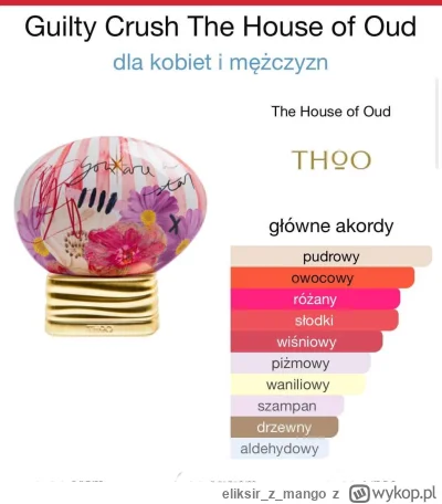 eliksirzmango - #perfumy #rozbiorka
The House of Oud Guilty Crush - 6,2 zl/ml
Atomize...