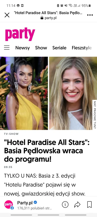 patrycja-lisewska - Pierwsza uczestniczka potwierdzona
#hotelparadiseallstars #hotelp...