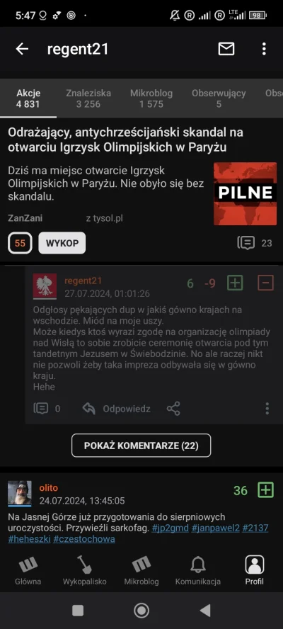 siwy-y - @regent21 Polak pisze się przez duże P ruski pasozycie. Ciekaw jestem w jaki...