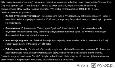 Aryo - Co do smuty to małe wyjaśnienie kontekstu: