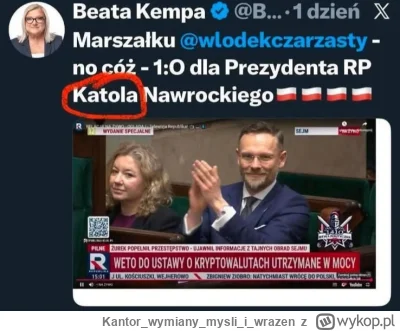 Kantorwymianymysliiwrazen - Jedna literka robi róznice, dobrze że ten "tłusty łeb"  n...