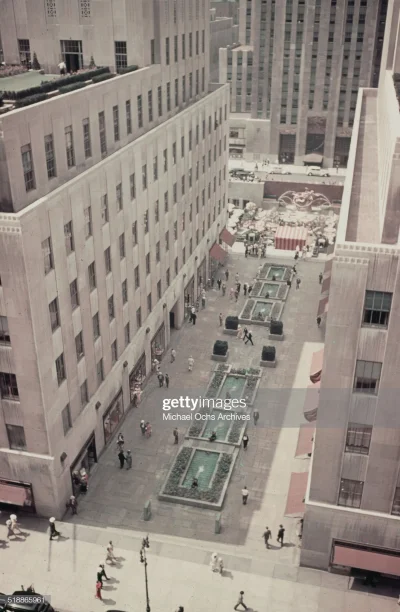 tomasz2345678 - @tomasz2345678: Rockefeller Plaza w 1937 na fot. Kodak Kodachrome, be...