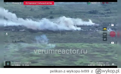 pelikan-z-wykopu-lvl99 - #ukraina #wojna #rosja Rosyjska grupa składająca się z czołg...