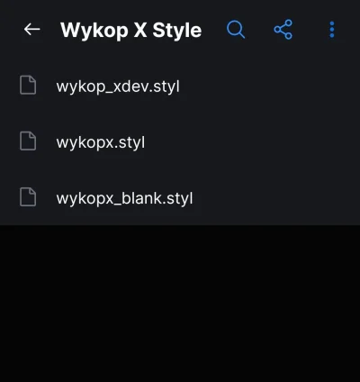 WykopX - @SpokojnyLudzik 

folderze
"Wykop X Style"

masz style z danej wersji w tym ...