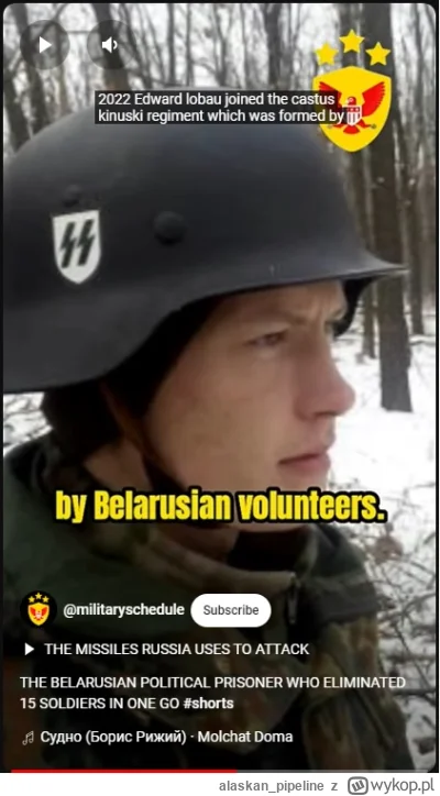 alaskan_pipeline - edward lobau, białoruski więzień polityczny, odznaczony przez ziel...