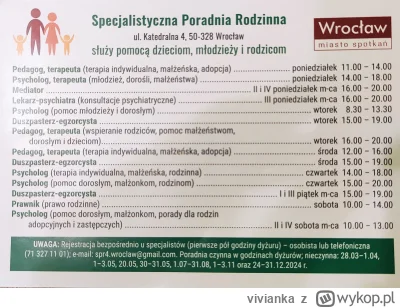 vivianka - #wroclaw #poradnia #psycholog #terapia #zadarmo #pomocpsychologiczna #egzo...