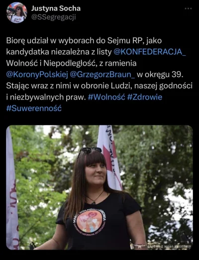 Tumurochir - Justyna Socha oficjalnie potwierdziła, że wystartuje do Sejmu w okręgu 3...
