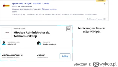 Steczny - I jak tam wasze eldorado w IT? ( ͡° ͜ʖ ͡°)
Te oferty są nowe i aktualne
#kr...