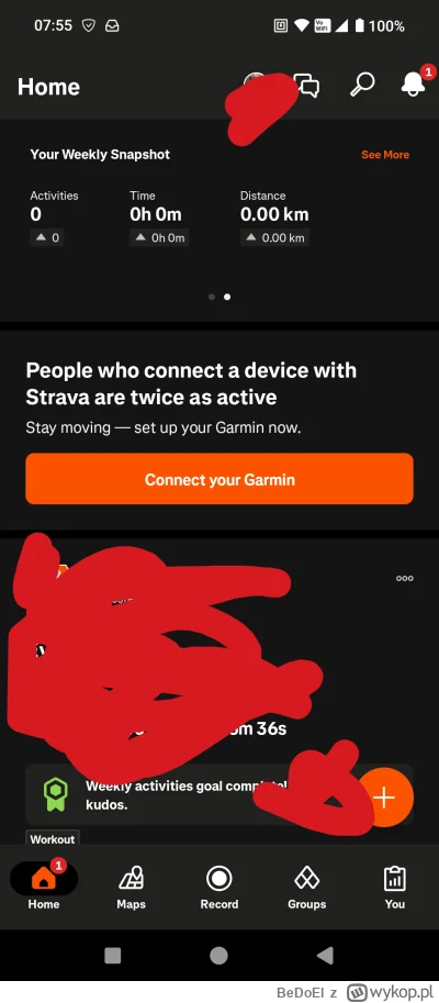 BeDoEl - #garmin #strava #bieganie
Kupiłem sobie niedawno Garmina Forerunner 255 bo c...