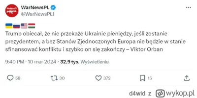 d4wid - Trump to ten ulubieniec prawicy?

#wojna #ukraina #polska #polityka #bekazpra...