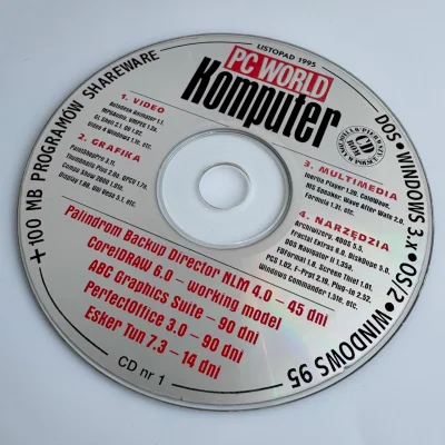 grzesiek-opowiada - Jaka była Wasza pierwsza płyta CD?

Bo pierwszy CD-ROM wyprodukto...