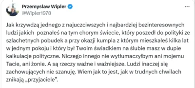 XpedobearX - @Gours: Wipler odpowiedział też laurką