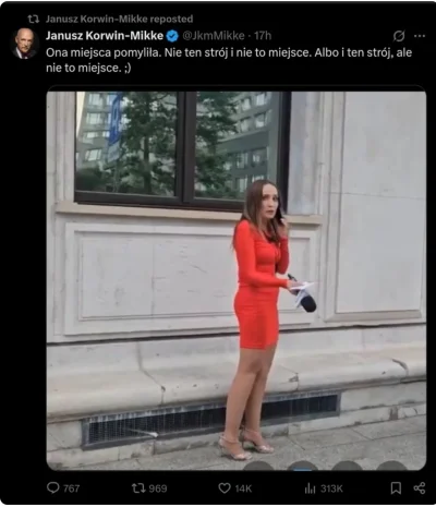 misiopysio - @VateuszMakowiecki: Nie można się tak przypieprzać do wyglądu, jeśli mow...