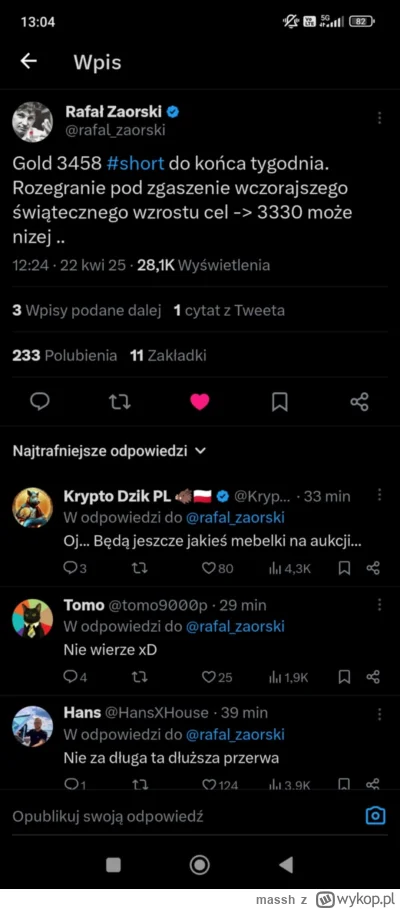 massh - #zaorski here we go again