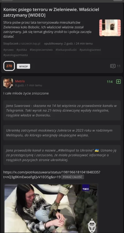 sciemka7 - Ja jebe post Metrisa na glownej, gdzie jest @Moderacja? Czy wy sie czujeci...