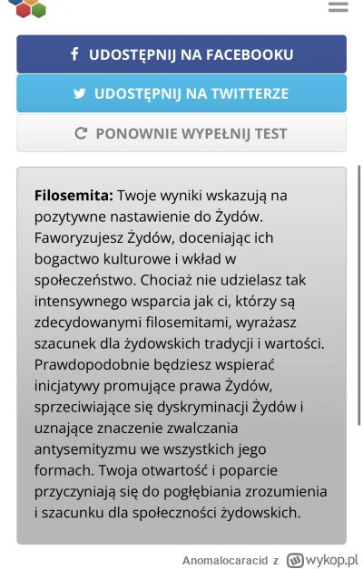 Anomalocaracid - @Beheris:  w teście jest duży błąd-częściej występują niektóre choro...