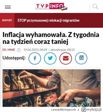 czeskiNetoperek - Właściwie to jest równie prawdopodobne, że świadomie ordynarnie kła...